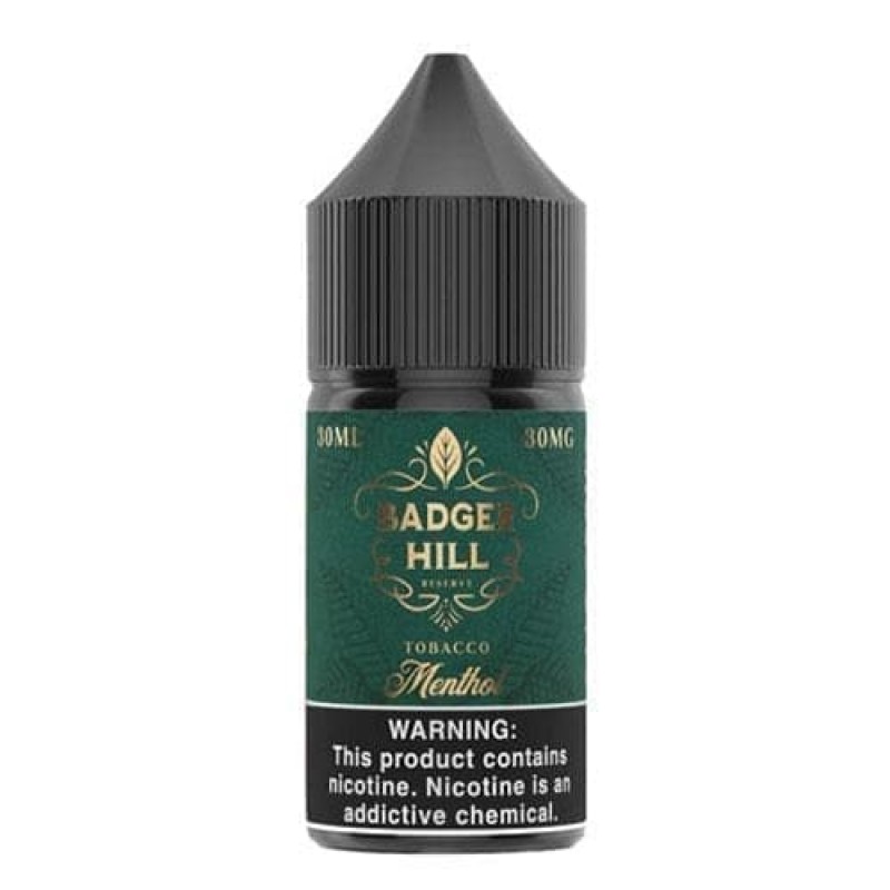 Badger Hill Reserve Salts Menthol eJuice